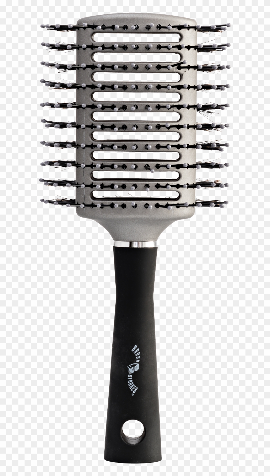 Brush Strokes Vented Dual Sided Oval - Makeup Brushes Clipart