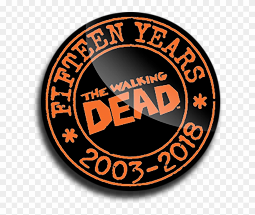 Twd Walkermask Twd Day Button - Walking Dead Comic Clipart