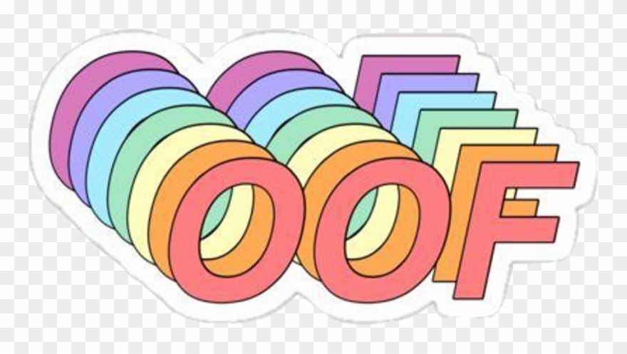 Oof Stickers Clipart 3923239 Pinclipart