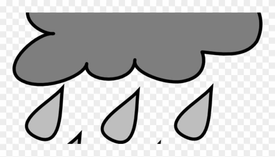 Cartoon Cloud With Rain Clipart