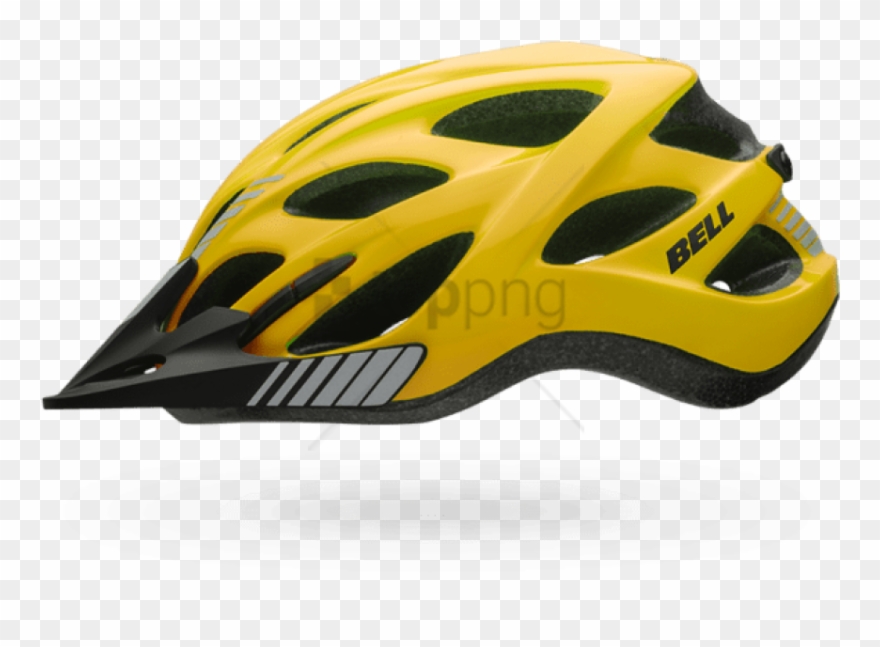 Free Png Download Bell Bike Helmets Yellow Png Images - Bicycle Helmet Clipart