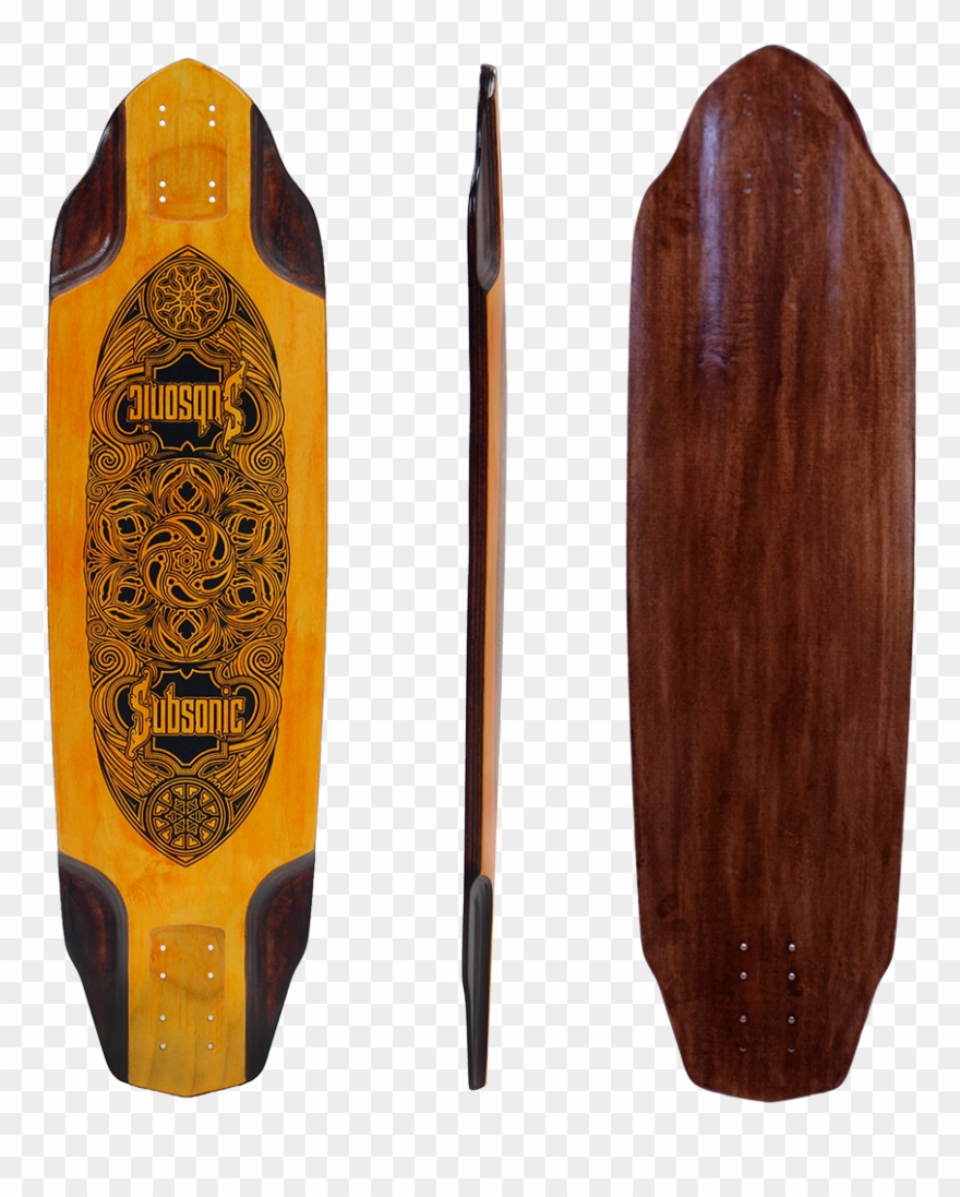 Vega 36 Longboard Deck Or Complete Subsonic Skateboards - Skateboard Deck Clipart