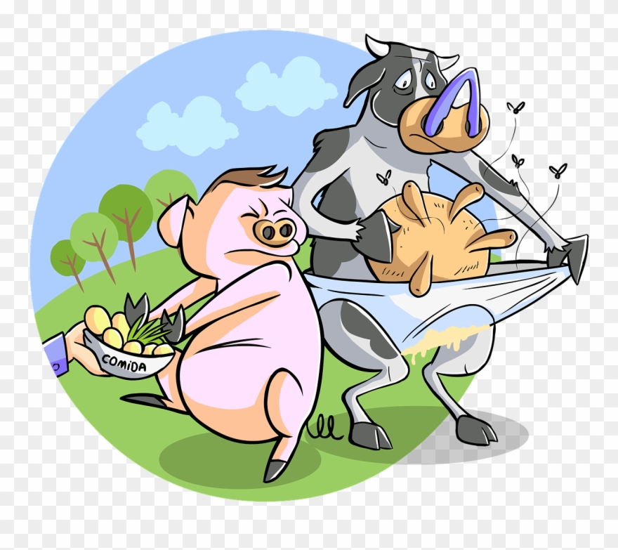 Agribusiness Agriculture Livestock - Cartoon Lustige Symbole Clipart - Png Download