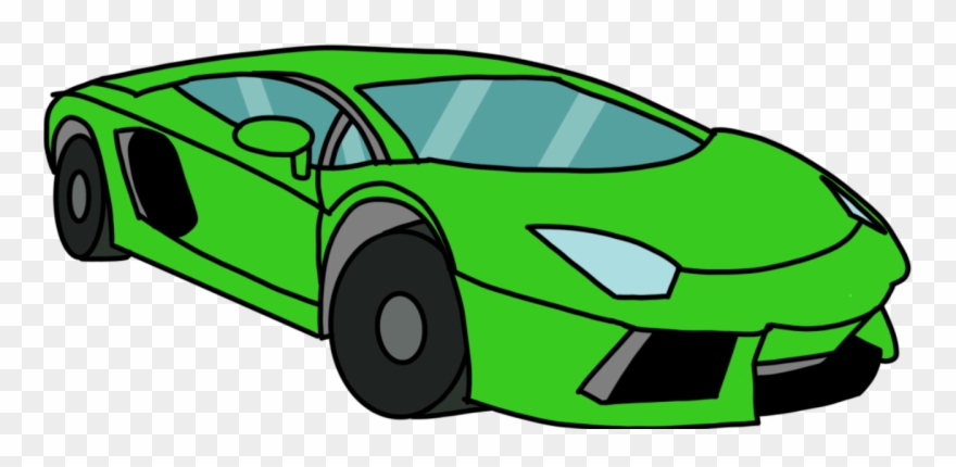Agent Marc's Lamborghini - Lamborghini Car Drawing Easy Clipart