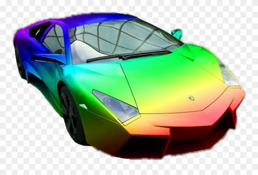 #car #lamborghini #fte #dailysticker #red #yellow #green - Green And Blue Lamborghini Clipart