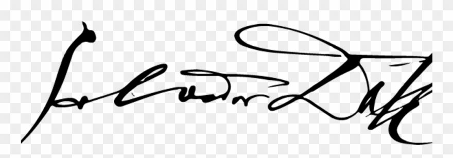 #salvadordali #fineartfriday #signature #autograph - Salvador Dali Signature Png Clipart