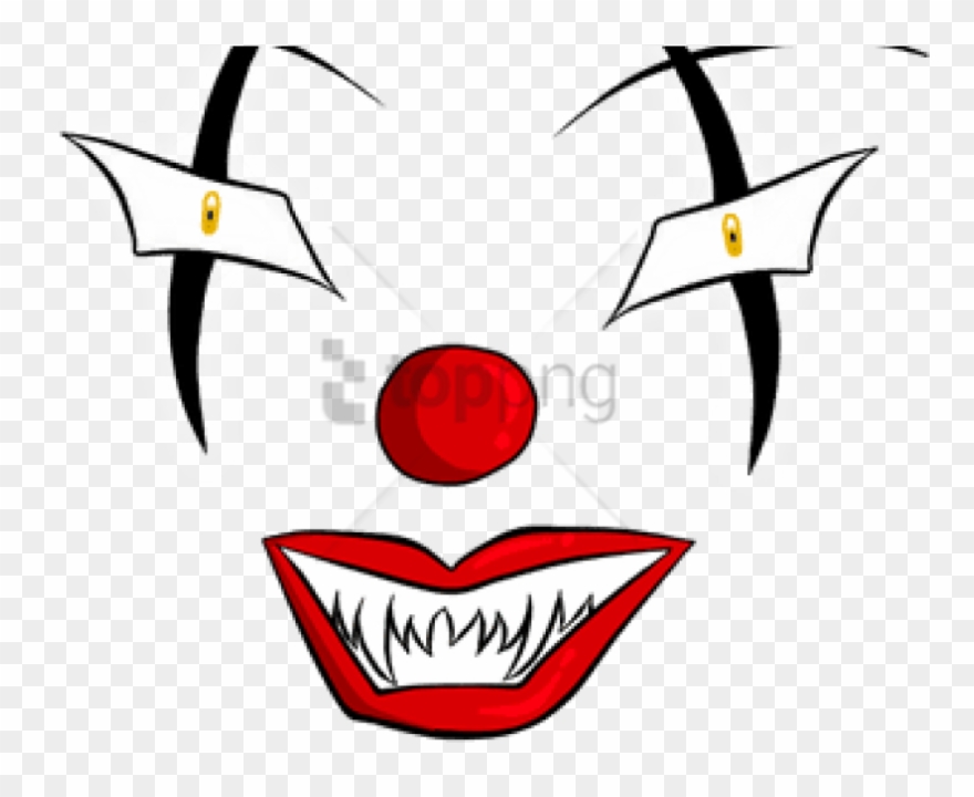 Free Png Download Evil Clown Eyes Transparent Png Images - Evil Face Transparent Background Clipart