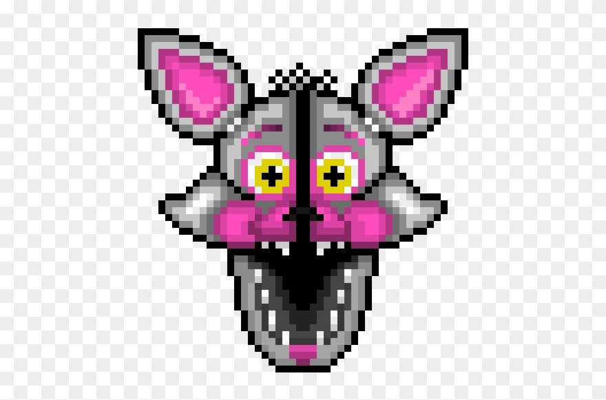 Funtime Foxy - Pixel Art Clipart