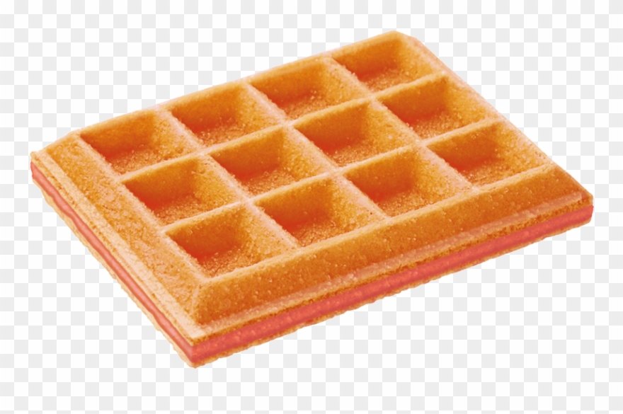 Fruit Filled French Wafers - Belgian Waffle Clipart