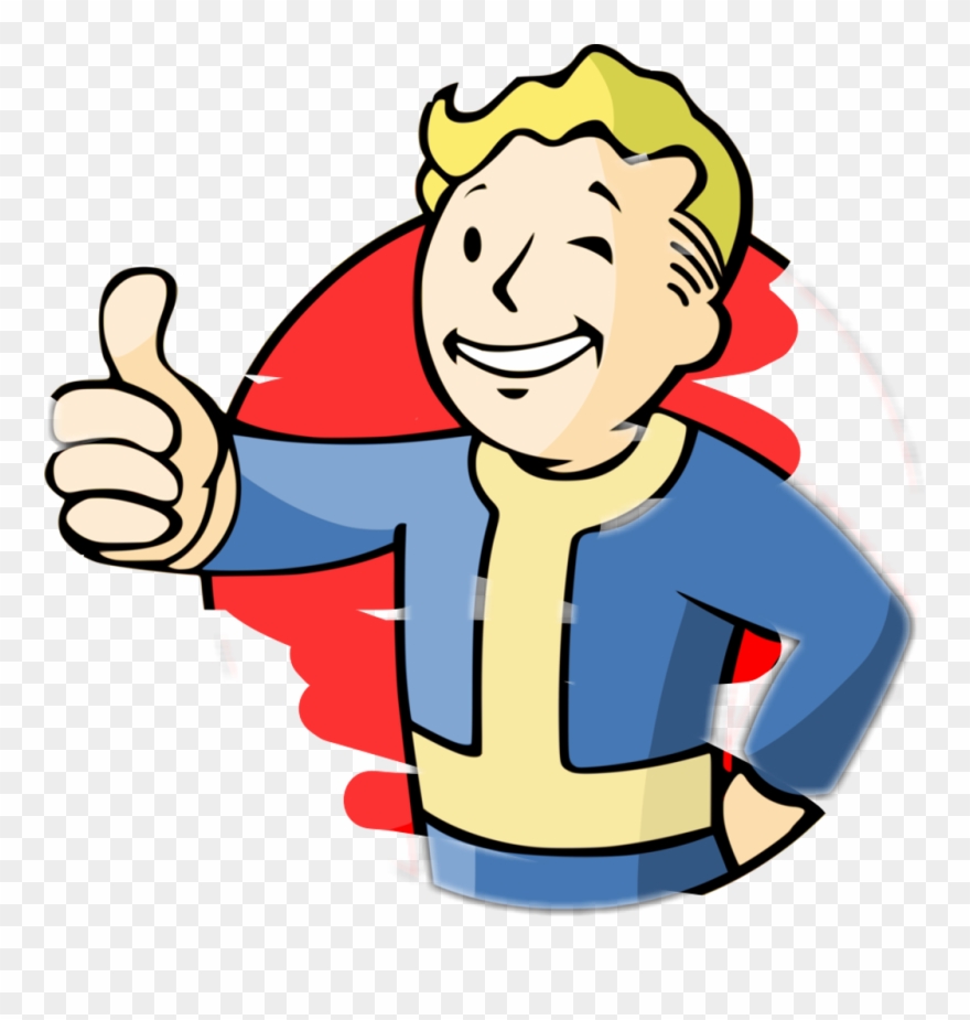 Vault Boy Thumbs Up Clipart