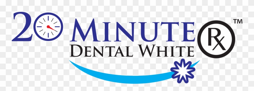 20 Minute Dental White Logo Clipart