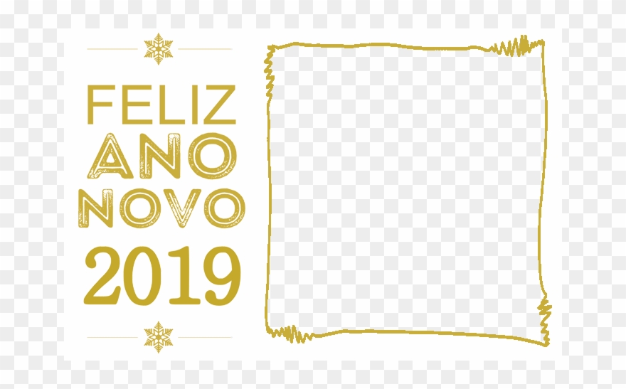 Colagem De Foto Feli - Feliz Ano Novo Moldura Clipart