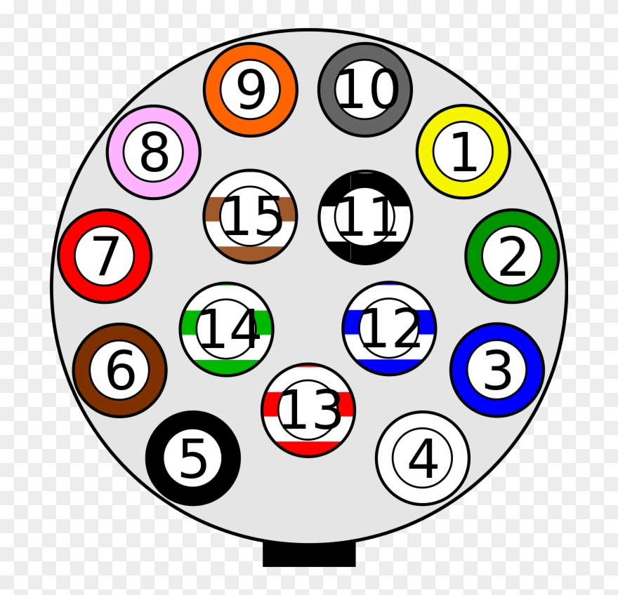 Diagram Wiring Diagram For 7 Way Plug Trailer - Iso Standard For Trailer Connectors Clipart