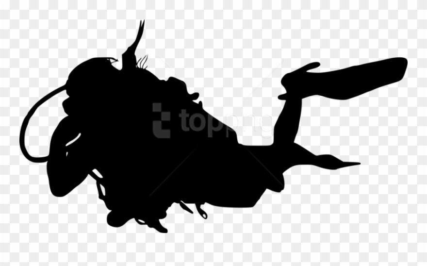 Free Png Scuba Diver Silhouette Png Images Transparent - Png Transparent Diver Png Clipart