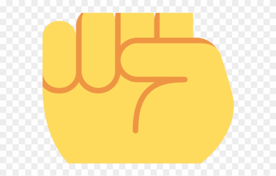 Emoji Puño En Alto Clipart