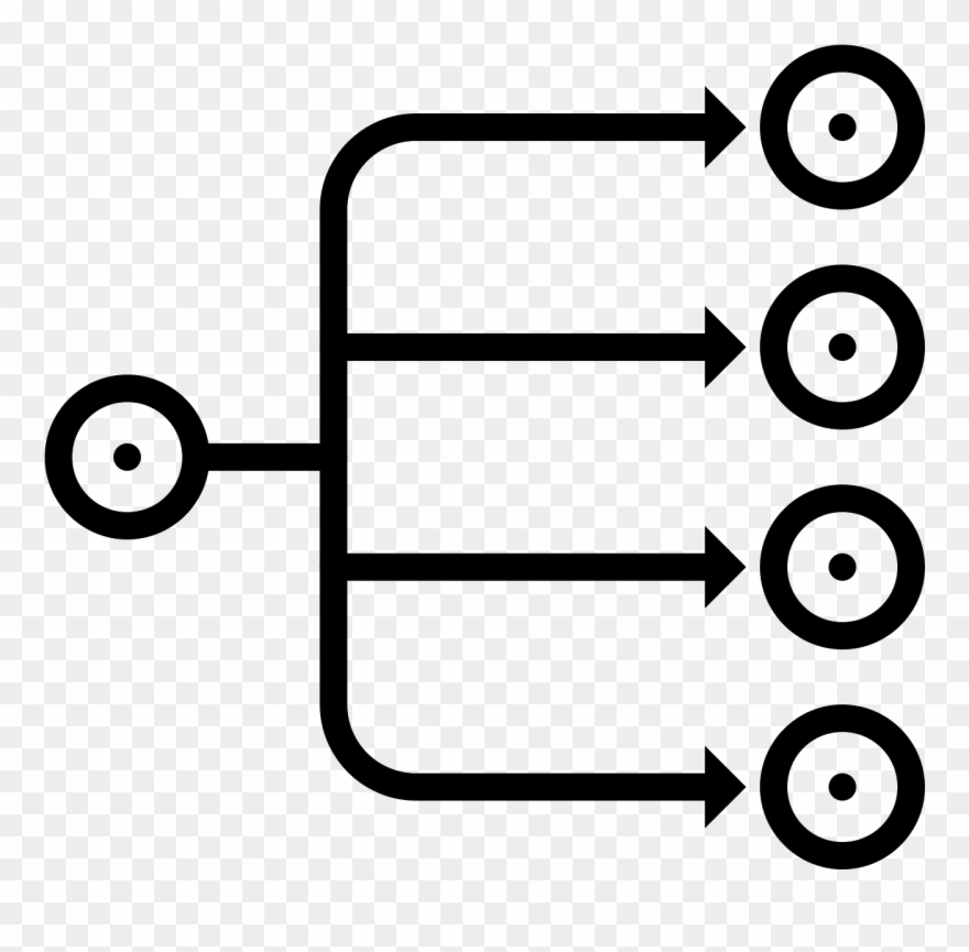 A Broadcasting Symbol Is Shown With One Bigger Circle - Circle Clipart