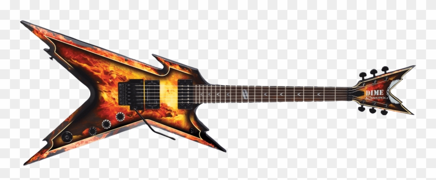 Razorback Explosion W Case Dean Image - Dimebag Darrell Razorback Explosion Clipart