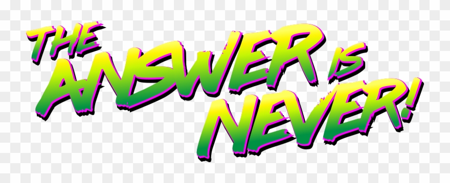 The Answer Is Never Dev Blog - Graphic Design Clipart