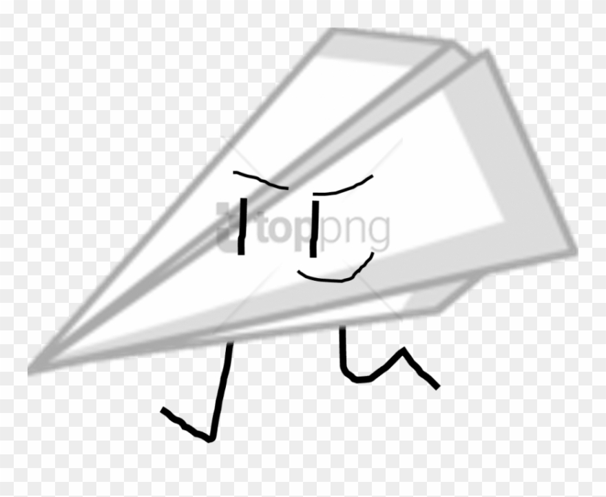 Free Png Download Paper Airplane Bfdi Png Images Background - Bfdi Paper Airplane Clipart