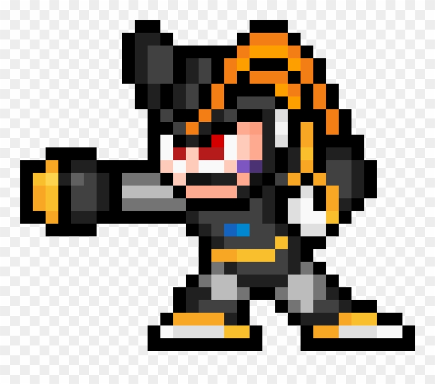 Bass Nes Remastered - Mega Man Bass Pixel Clipart