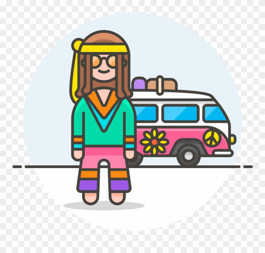 Download Svg Download Png - Icono Hippie Clipart