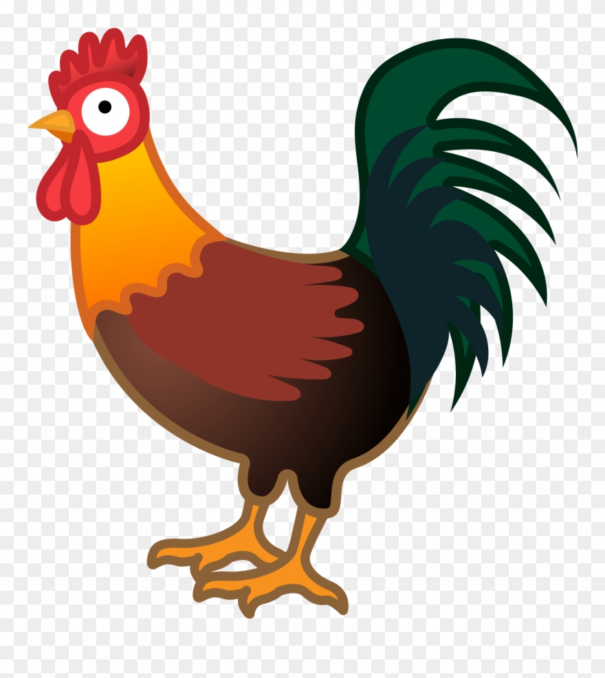 Rooster Icon - Imagen De Un Gallo Clipart