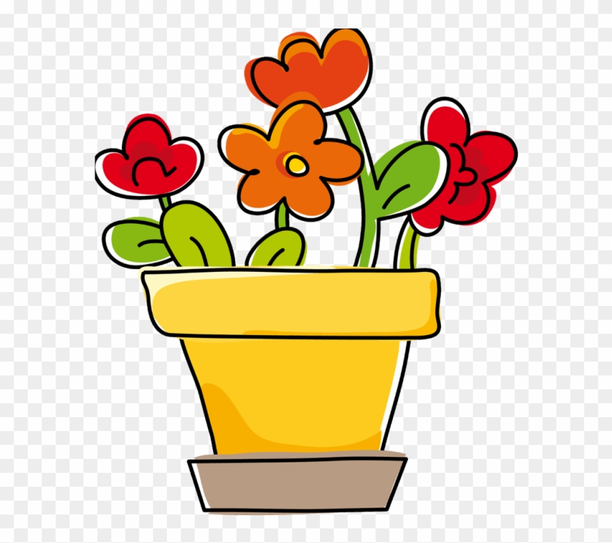 Vaso Di Fiori Png - Maceta Infantil Clipart