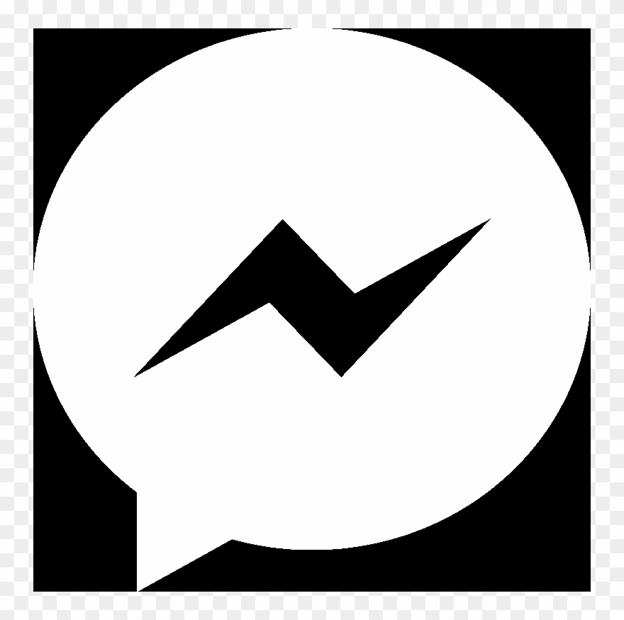 Robina Campus - Facebook Messenger Icon White Clipart