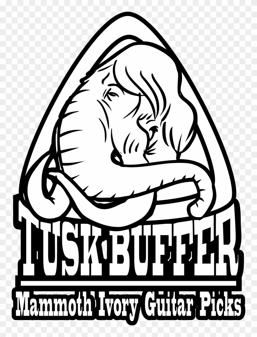 Tuskbuffer Makes The Most Amazing Guitar Picks Out - Mammoth Clipart
