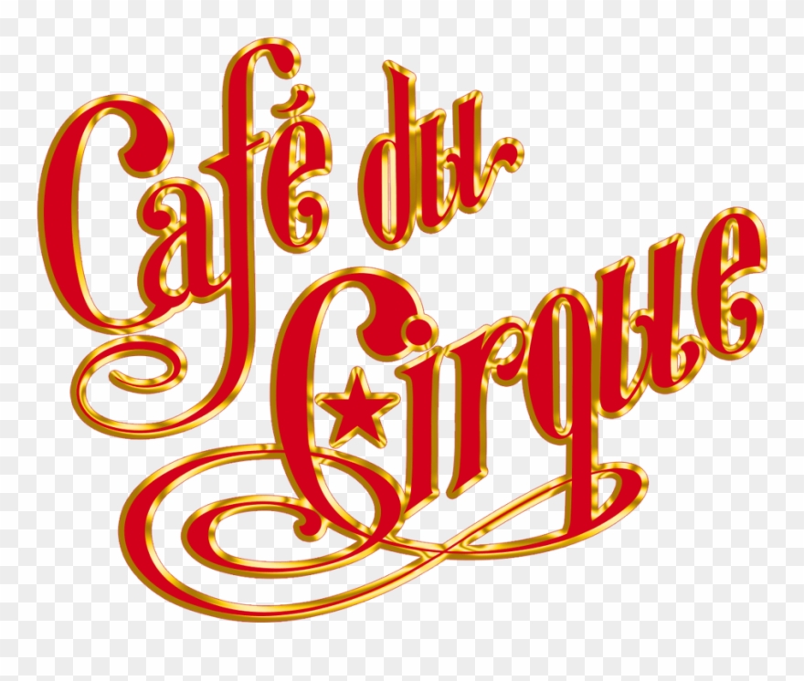 Cafe Du Cirque Logo Bouglione - Cafe Du Cirque Clipart