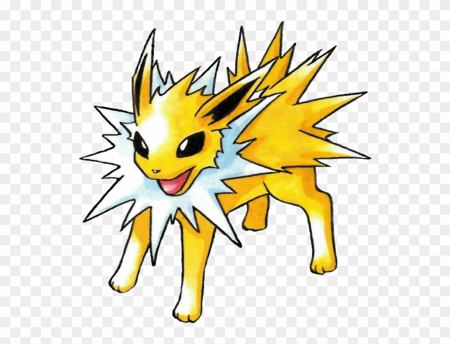 #jolteon From The Official Artwork Set For #pokemon - Pokemon Jolteon Clipart