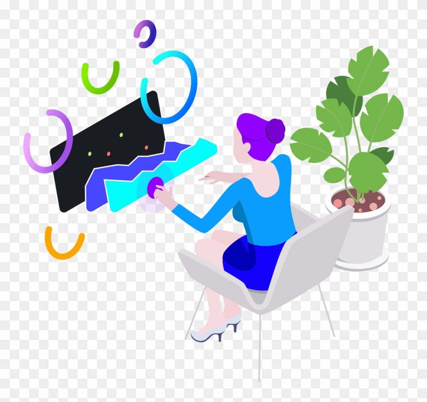 Drawing Of Accountant Using Hownow Workflow To Automate Clipart