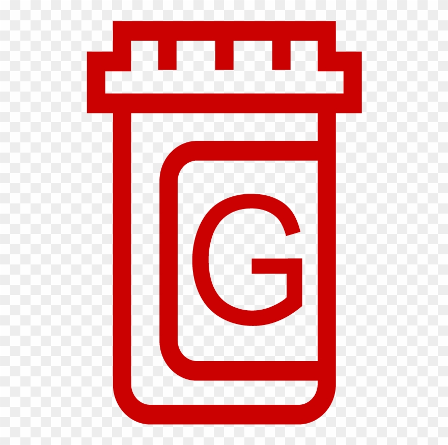 Generic Pill Bottle - Čerpadlo Icon Clipart