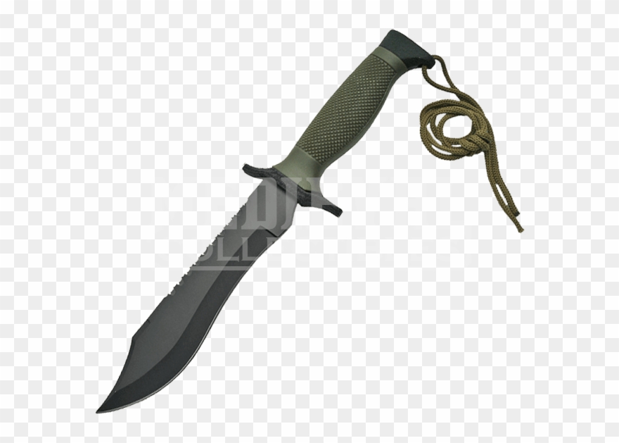 Combat Knife Png - Curved Combat Knife Clipart
