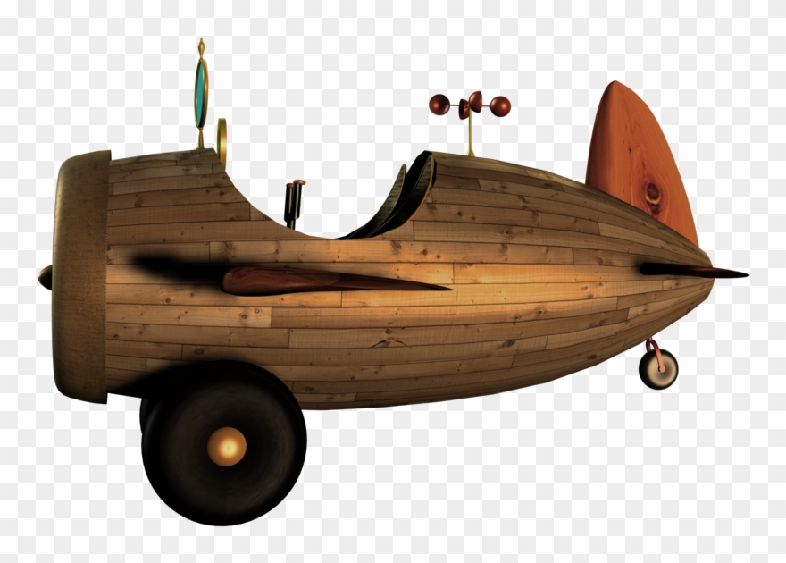 Steampunk Airplane Clipart