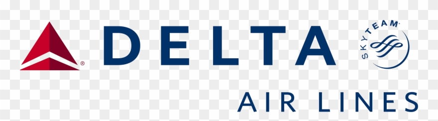 Delta Logo Transparent - Delta Airlines Logo Hd Png Clipart