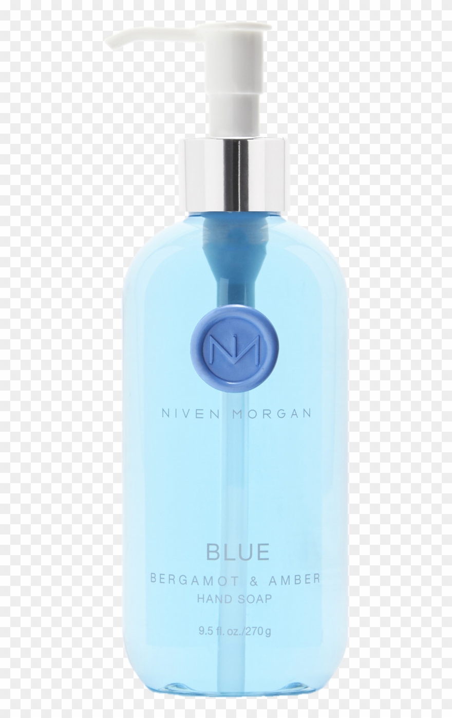 White/bluish/blue Soap For Anon - Plastic Bottle Clipart