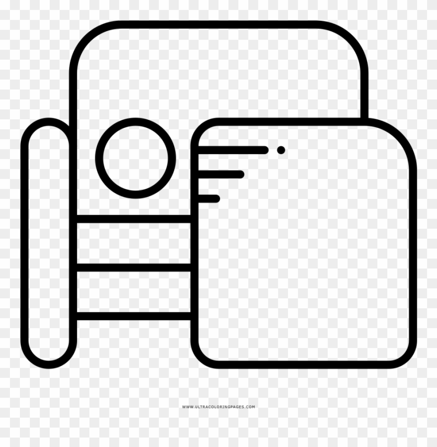 Napping Coloring Page - Line Art Clipart