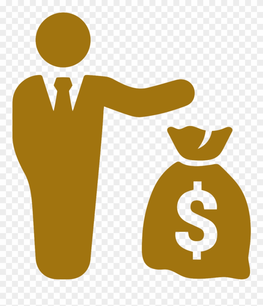 Man With Money Icon Clipart