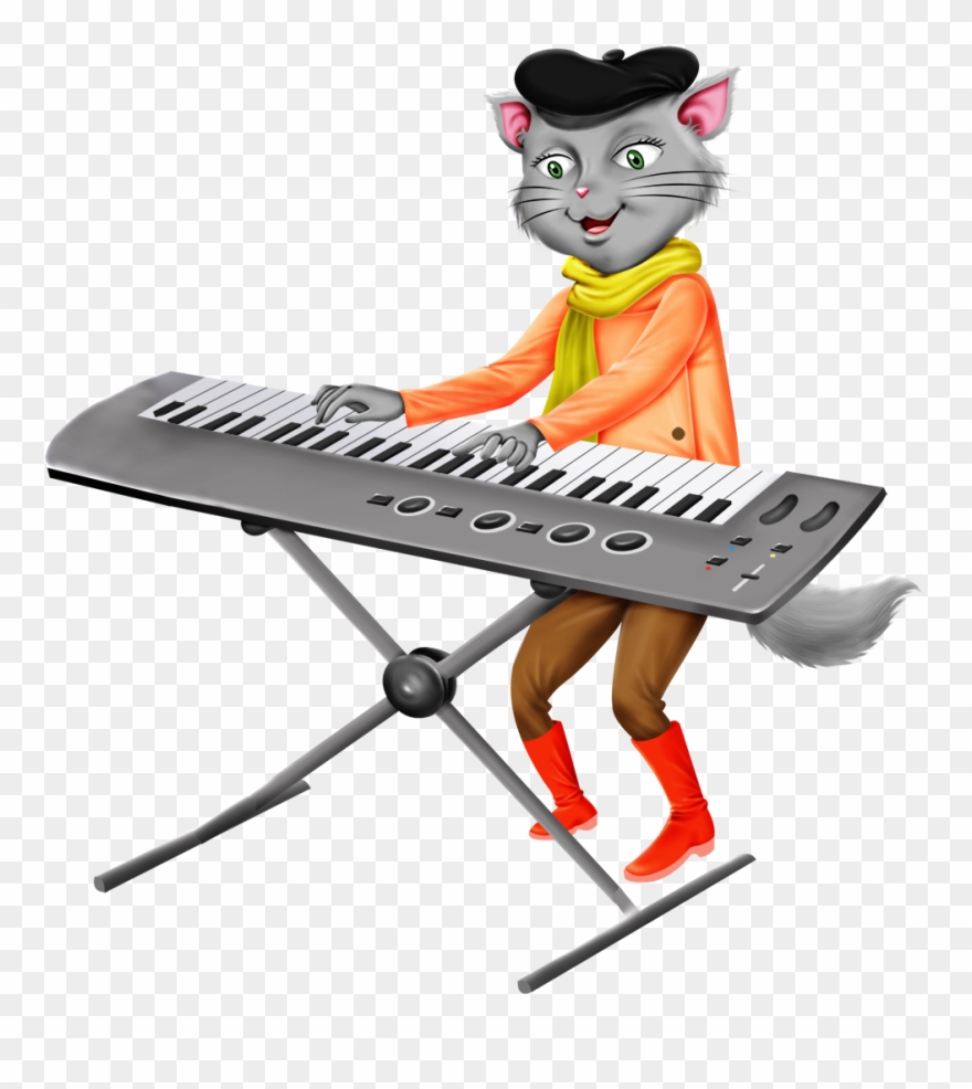 Keyboard Player Clipart