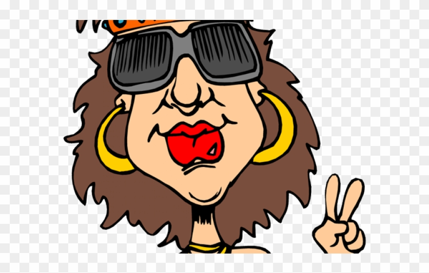 Hippie Clipart Rebellion - Peace Out Moving Cartoon - Png Download