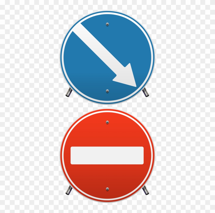 Yandex - Знак Объезд Препятствия Справа Clipart