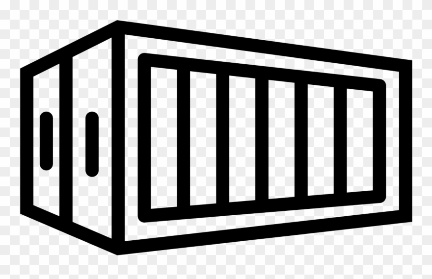 Closed Warehouses - Intermodal Container Clipart