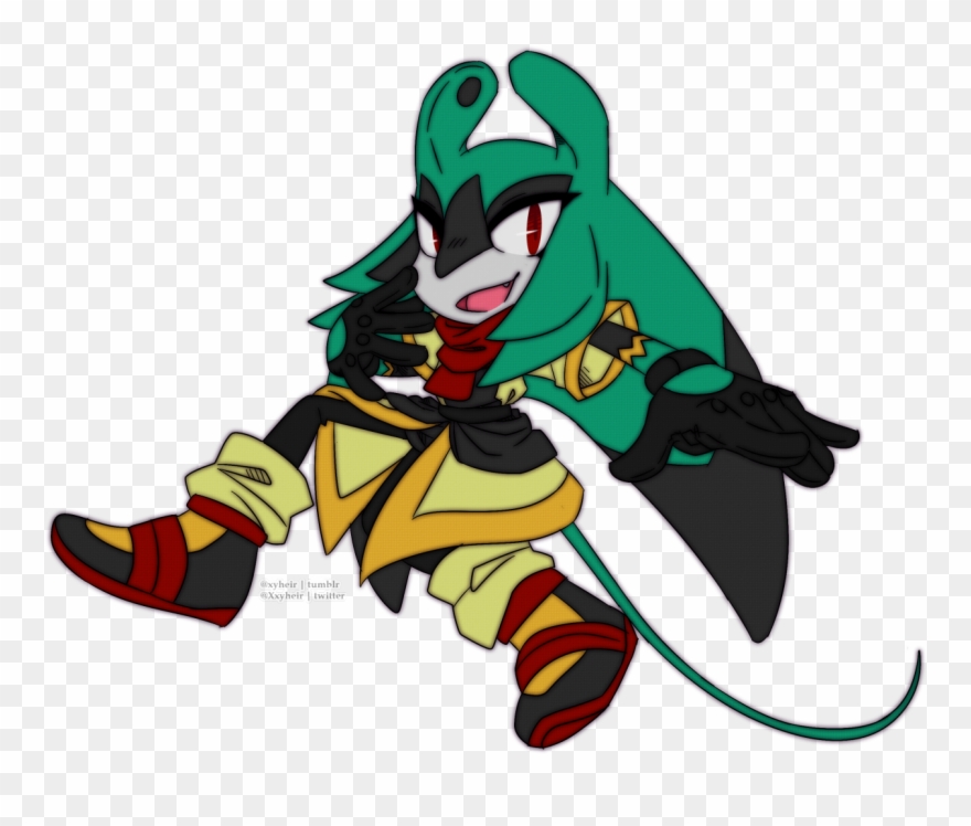 8) Tempest The Manta Ray - Cartoon Clipart