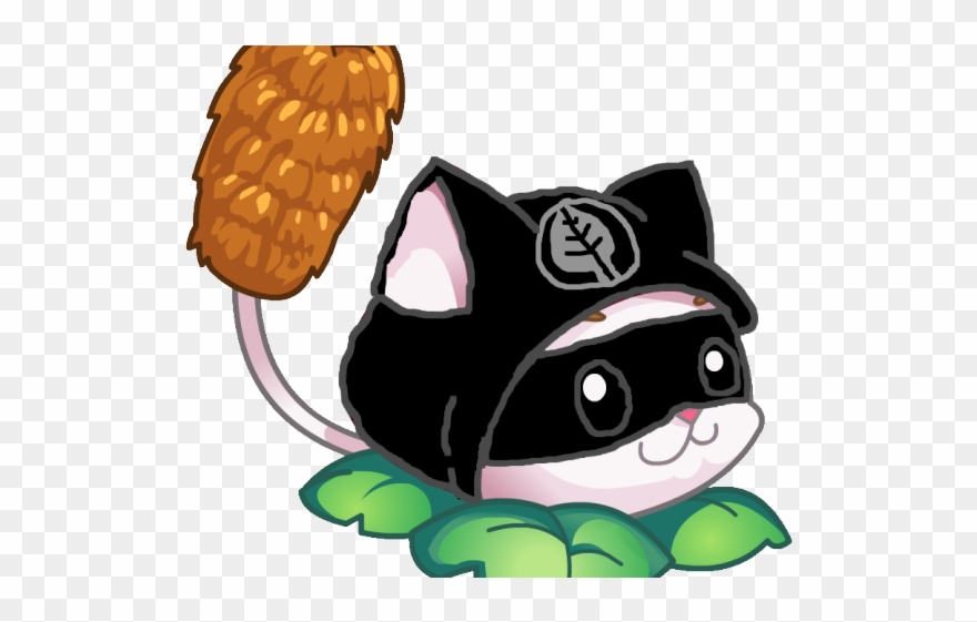 Bush Clipart Cat Tail Plant - Cat Plants Vs Zombies - Png Download
