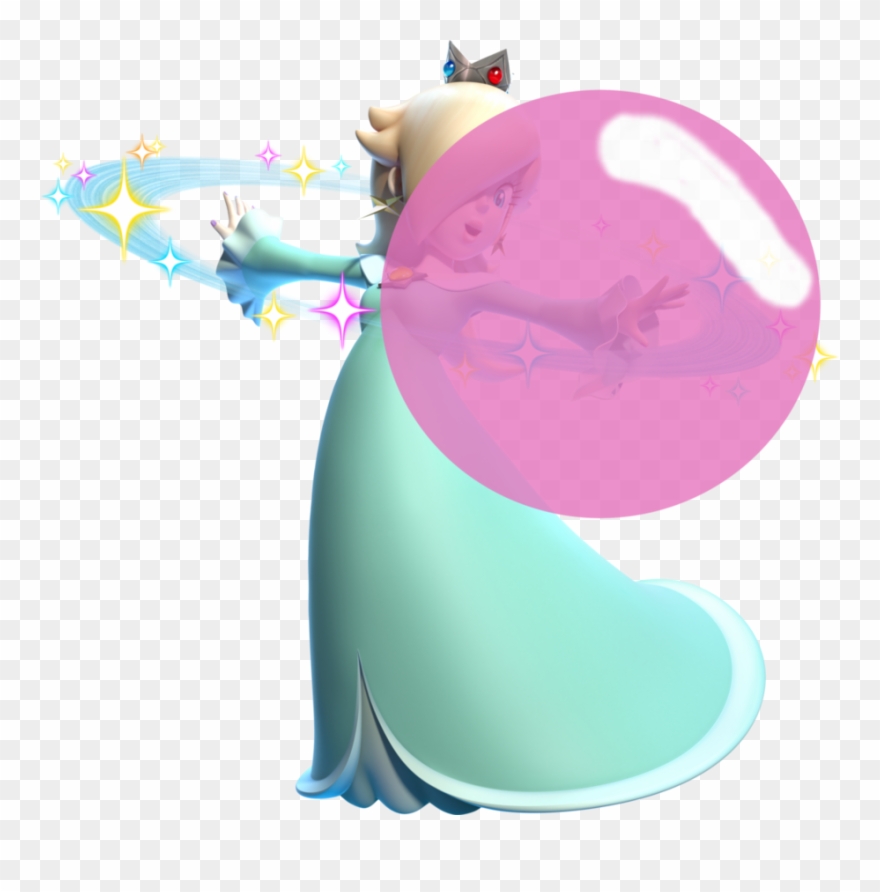 Rosalina Bubblegum By Bubblelover64 - Princess Rosalina Mario Clipart