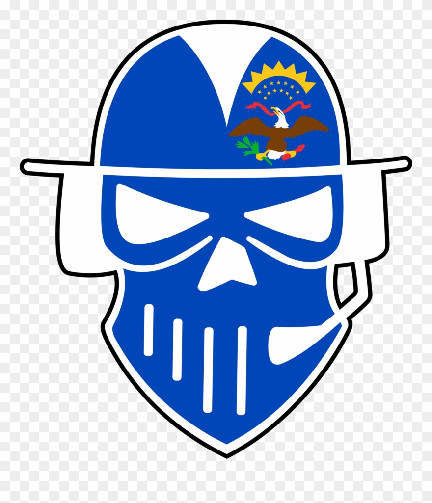 North Dakota Hard Hat Sticker Clipart