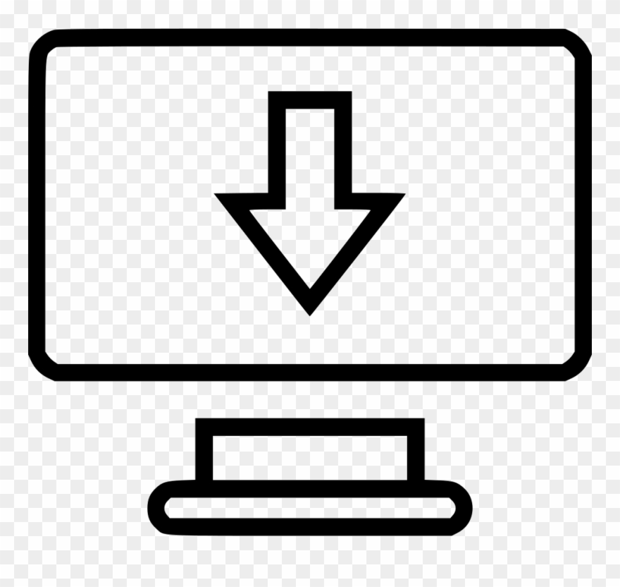 Down Arrow Mac - Wireframes & Mockups Icon Clipart