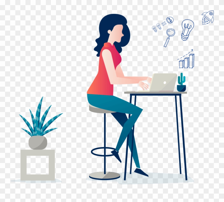 Macbook - Online Shopping Landing Page Clipart