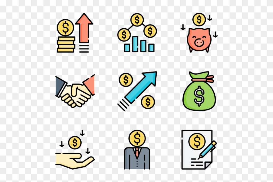Investment - Pixel Icon Png Clipart